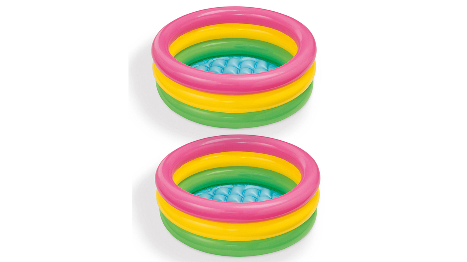 Intex 2 Piece Kids Inflatable Sunset Glow Swimming Pool