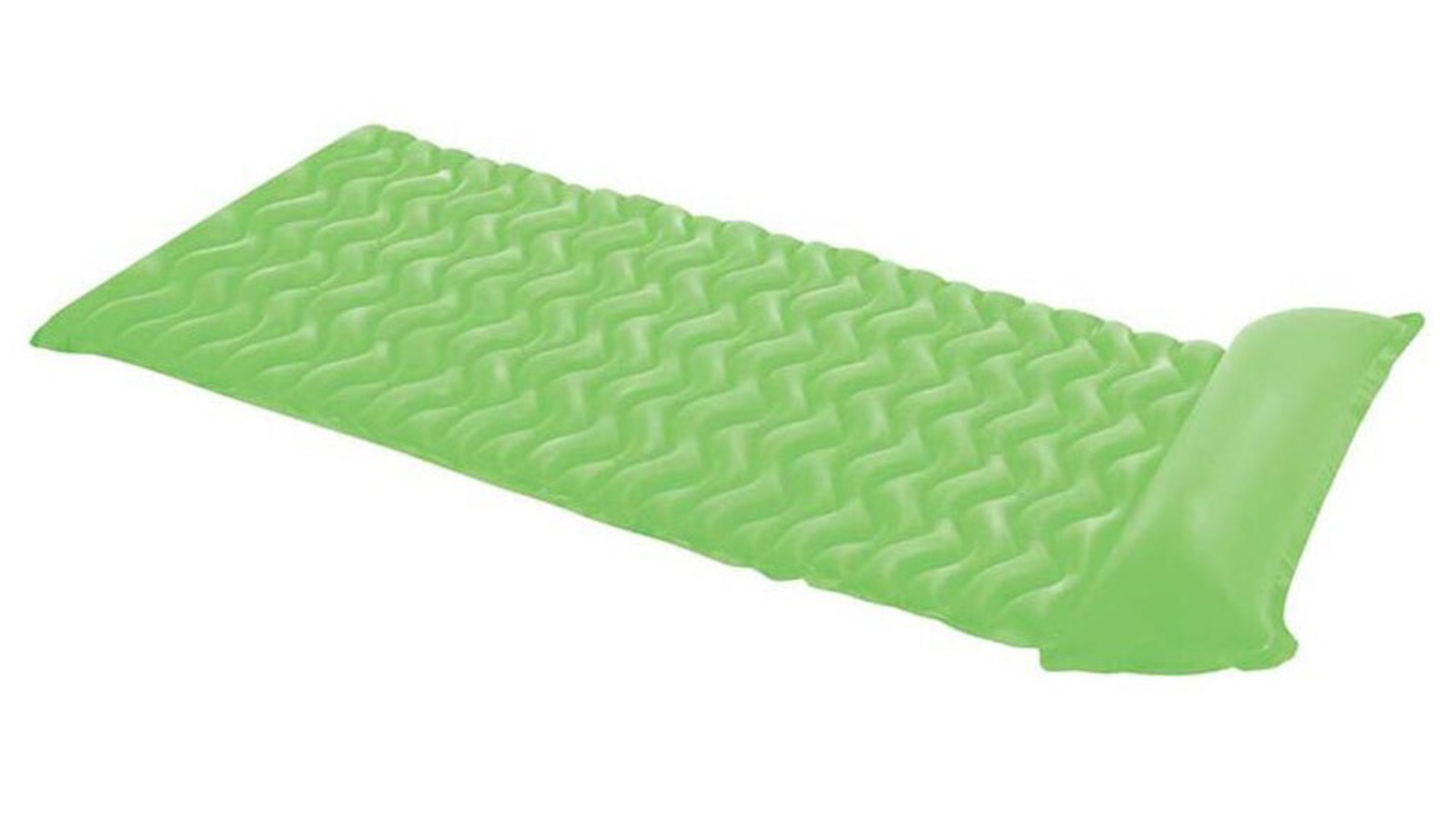 Intex Inflatable Tote-N-Float Wave Mat for Swimming Pool with Pillow - Green