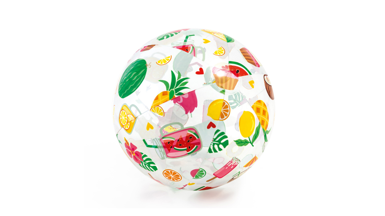 Intex 51cm Kids Assorted Lively Print Ball Beach/Pool Toy