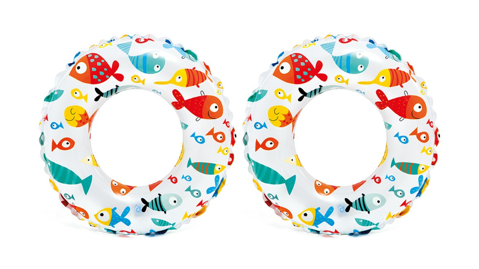Intex 2 Piece Kids Assorted Lively Print Design Swim Pool Float - 51cm