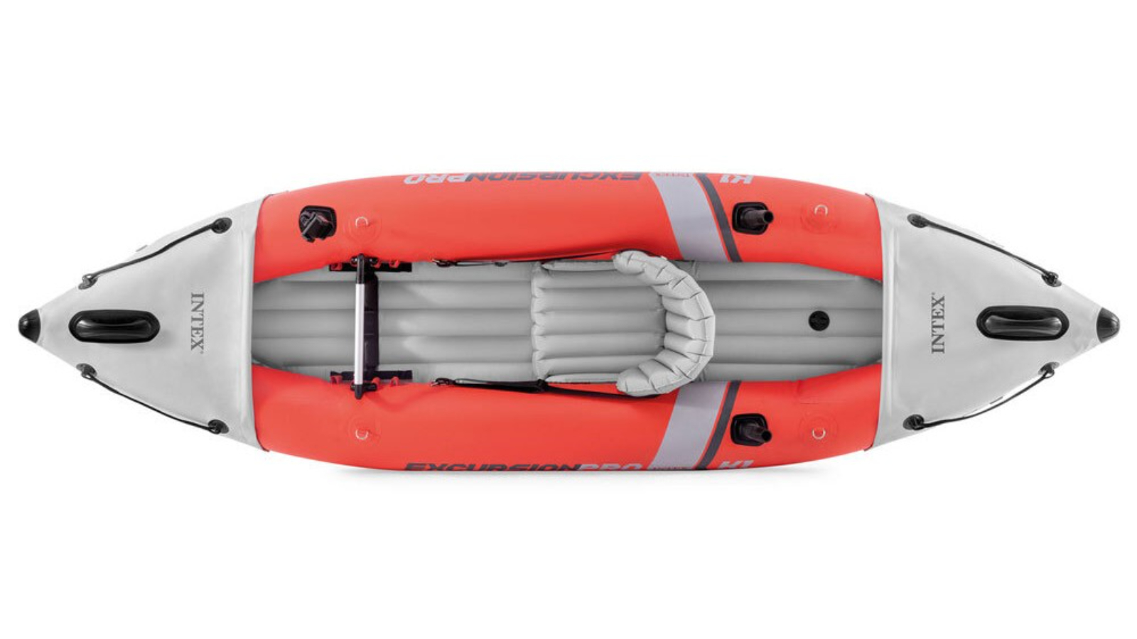 Intex 305cm Excursion Pro K1 Inflatable Kayak/Boat with Adjustable Seat ...