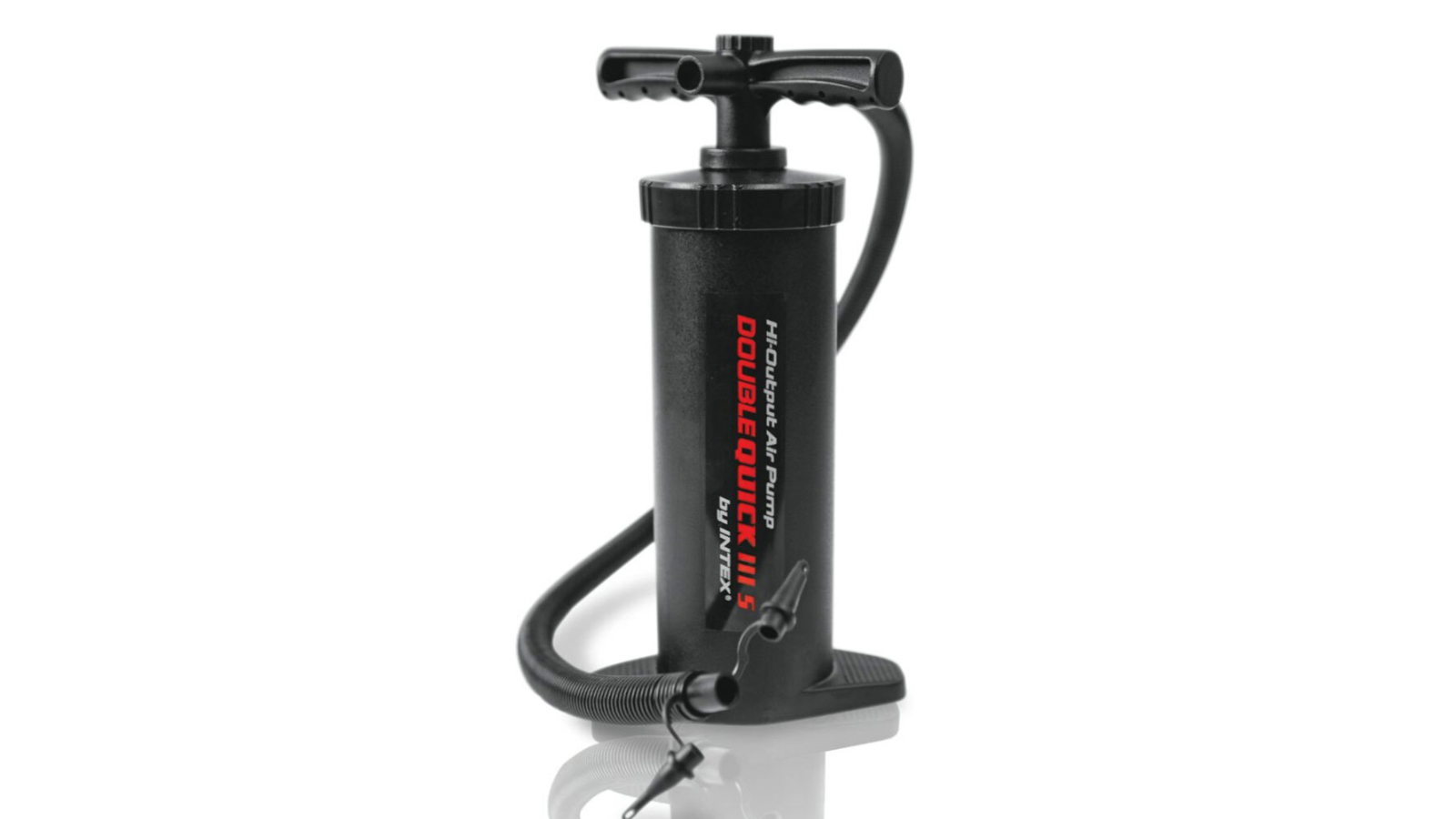 Intex Double Quick III S Hand Pump for Air Bed/Mattress/Pool/Toy - Black