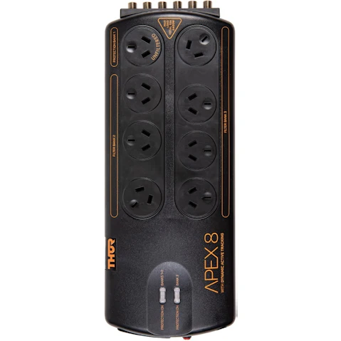 Thor APEX 8 8-Outlet Power Filter & Surge Protector with Fireproof MOV