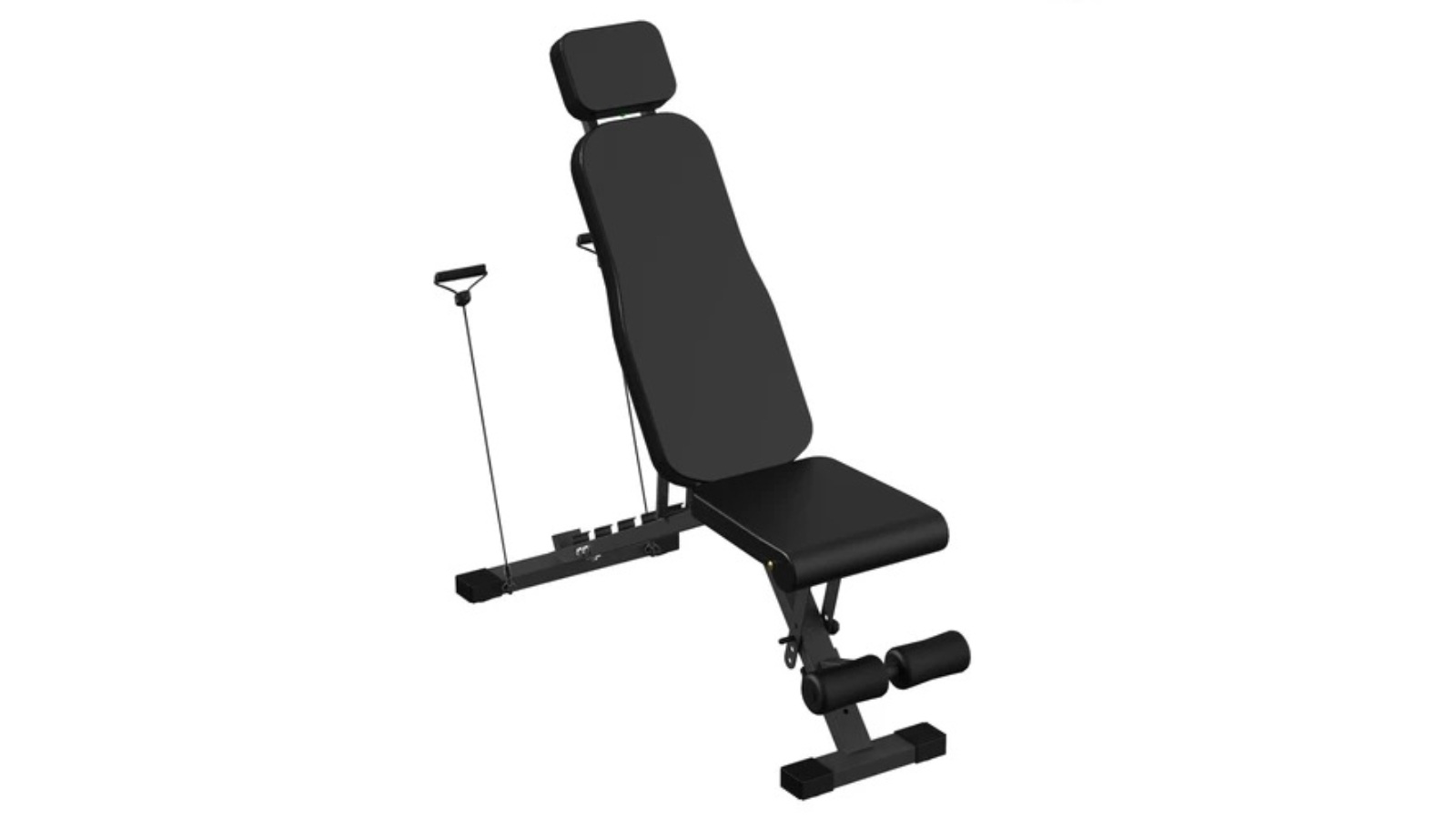 Advwin Adjustable Weight Bench with 7 Backrest and 4 Seat for Strength Training