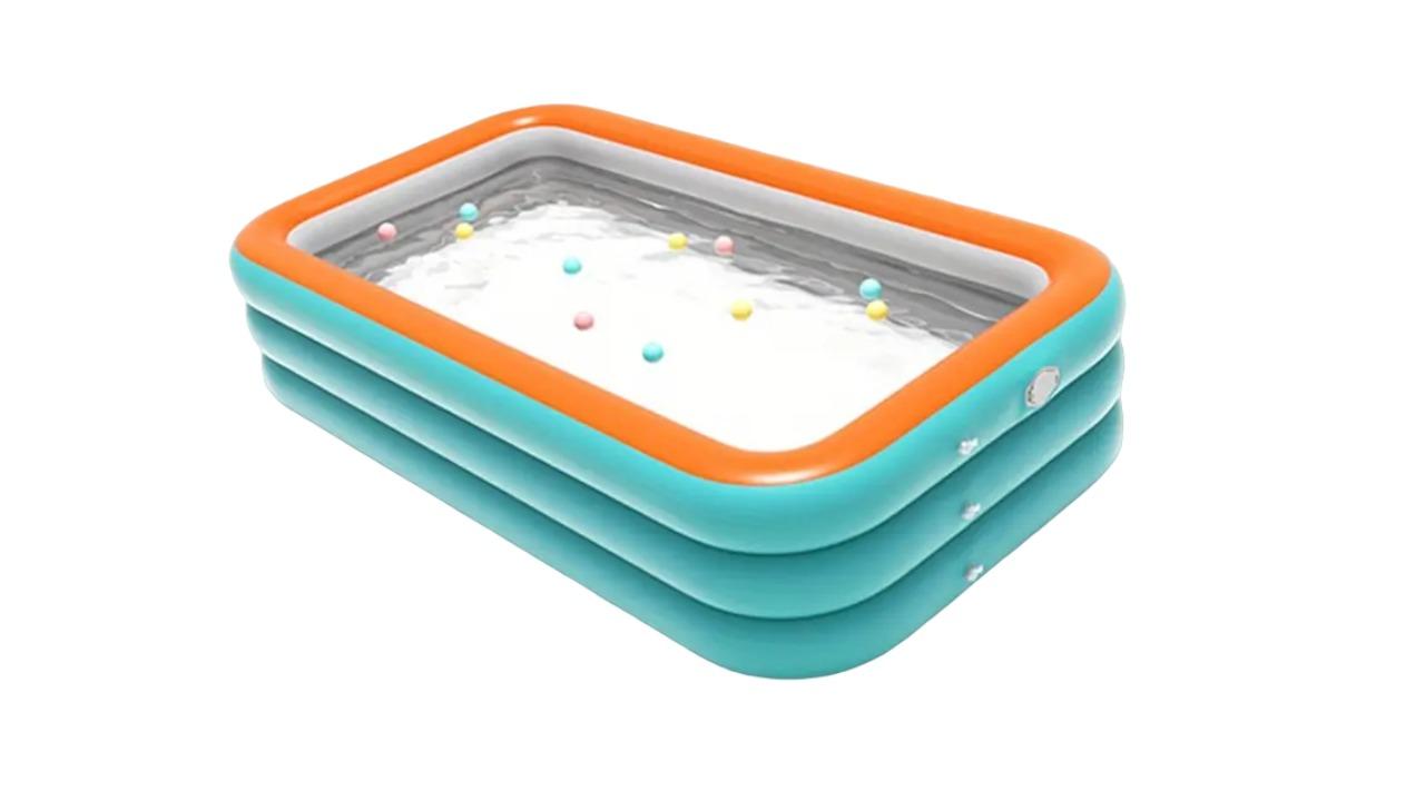 NNETM Family Fun Inflatable Swimming Pool - 260 x 170 x 56cm