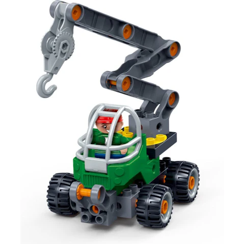 BanBao Learning Tool Series Mobile Crane Toy