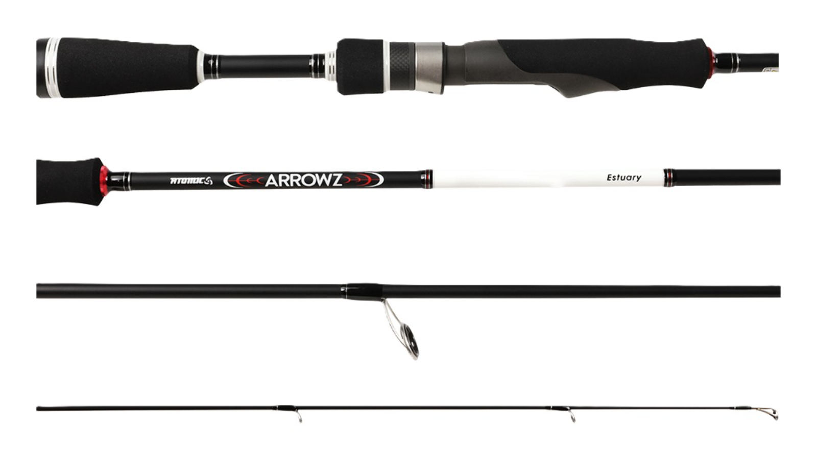 Arrowz Atomic Carbon 6ft/6inch Estuary Spin Fishing Rod - 3-10lbs