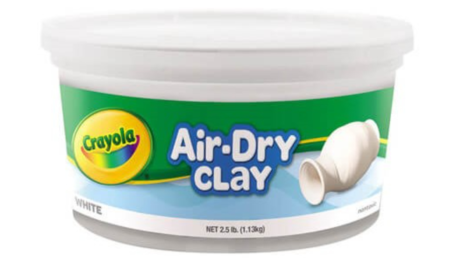 Crayola 1.13kg Air Dry Clay in Tub - White | Harvey Norman