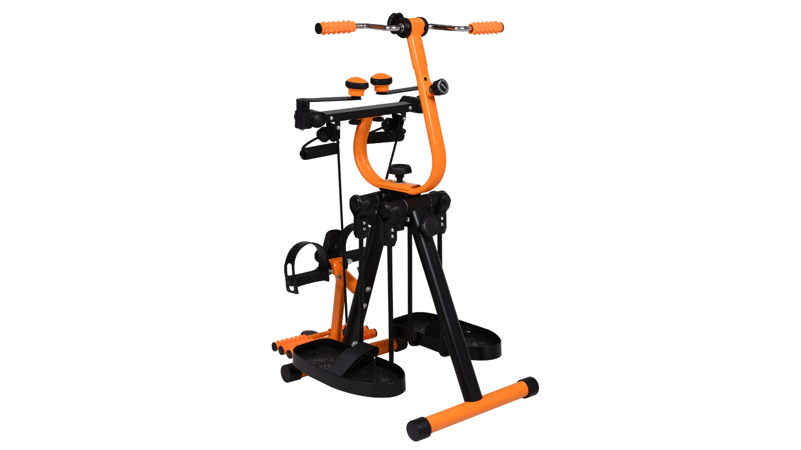Advwin Air Walker Exercise Machine with Adjustable Handle - Black/Orange
