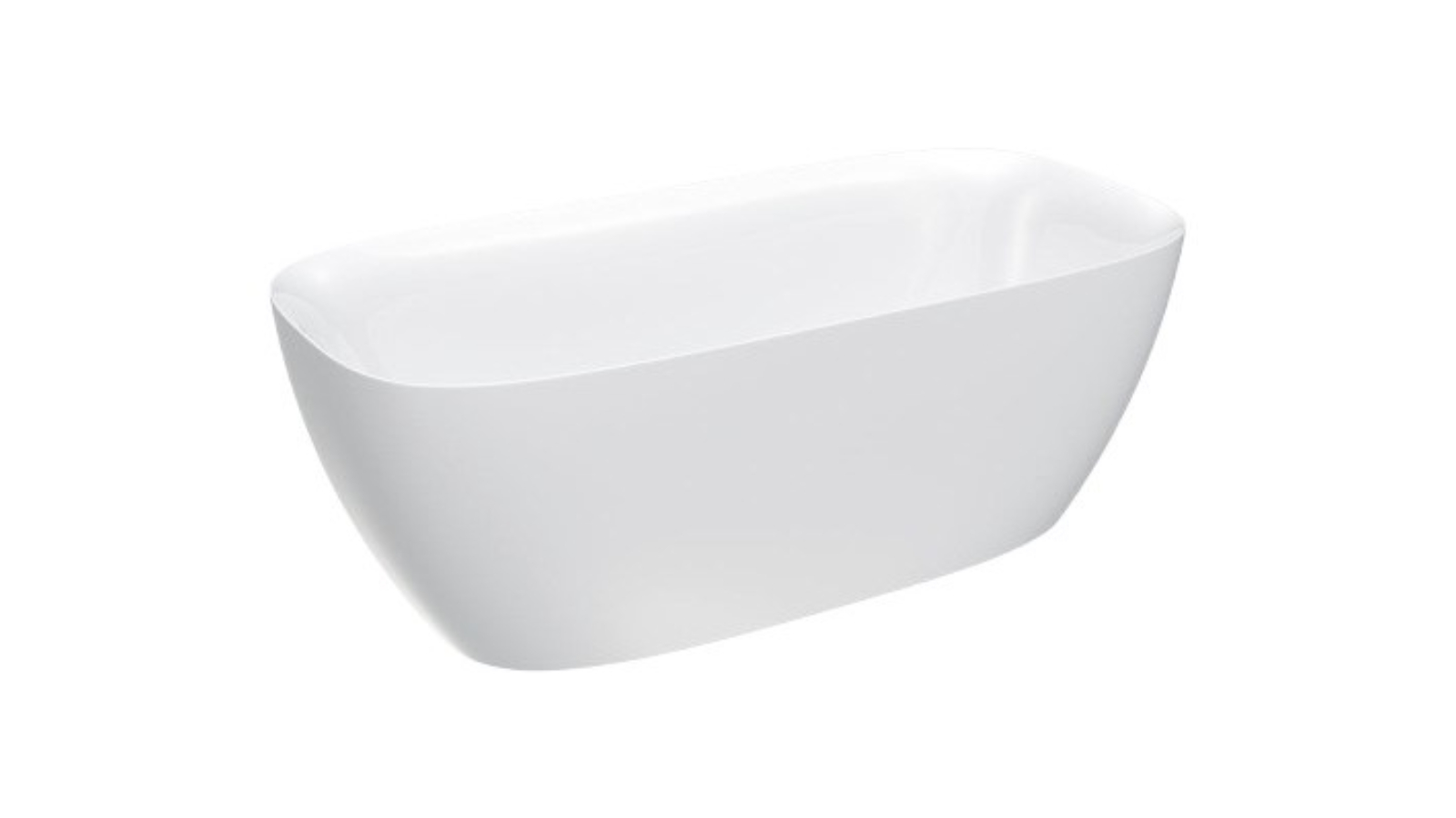 Parisi Quasar 1700 Freestanding Bath - Gloss White
