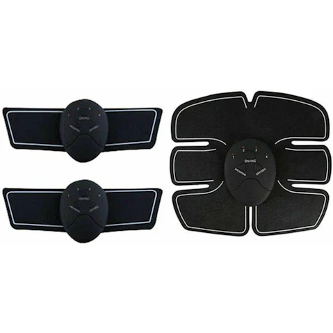 BatteryMate Abdominal Muscle Trainer EMS Stimulator Toning Belt Smart Home Training Set