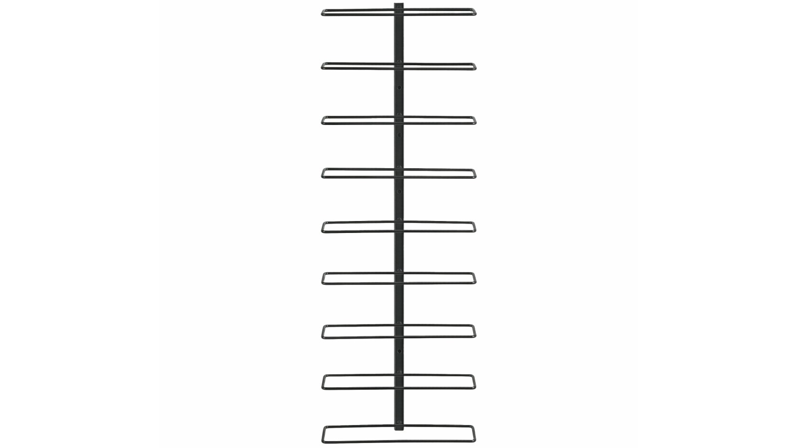 Artiss 9 Bottle Wall Mounted Wine Display Rack - Black