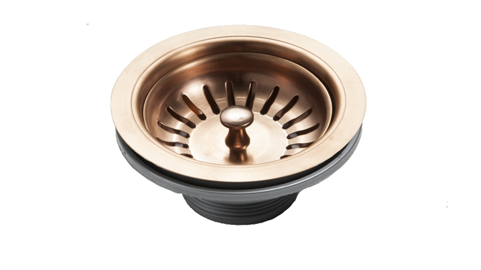 Oliveri Copper Basket Waste with Extended Screw Length Harvey Norman