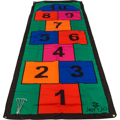 Jenjo Colourful 3m Length Hopscotch Mat