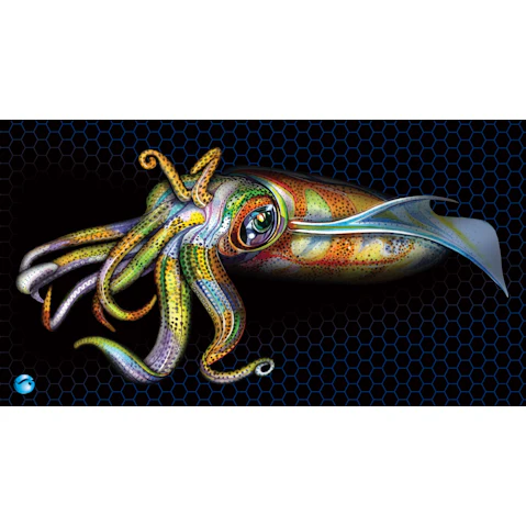 AFN Deluxe Helm Mat - Squid