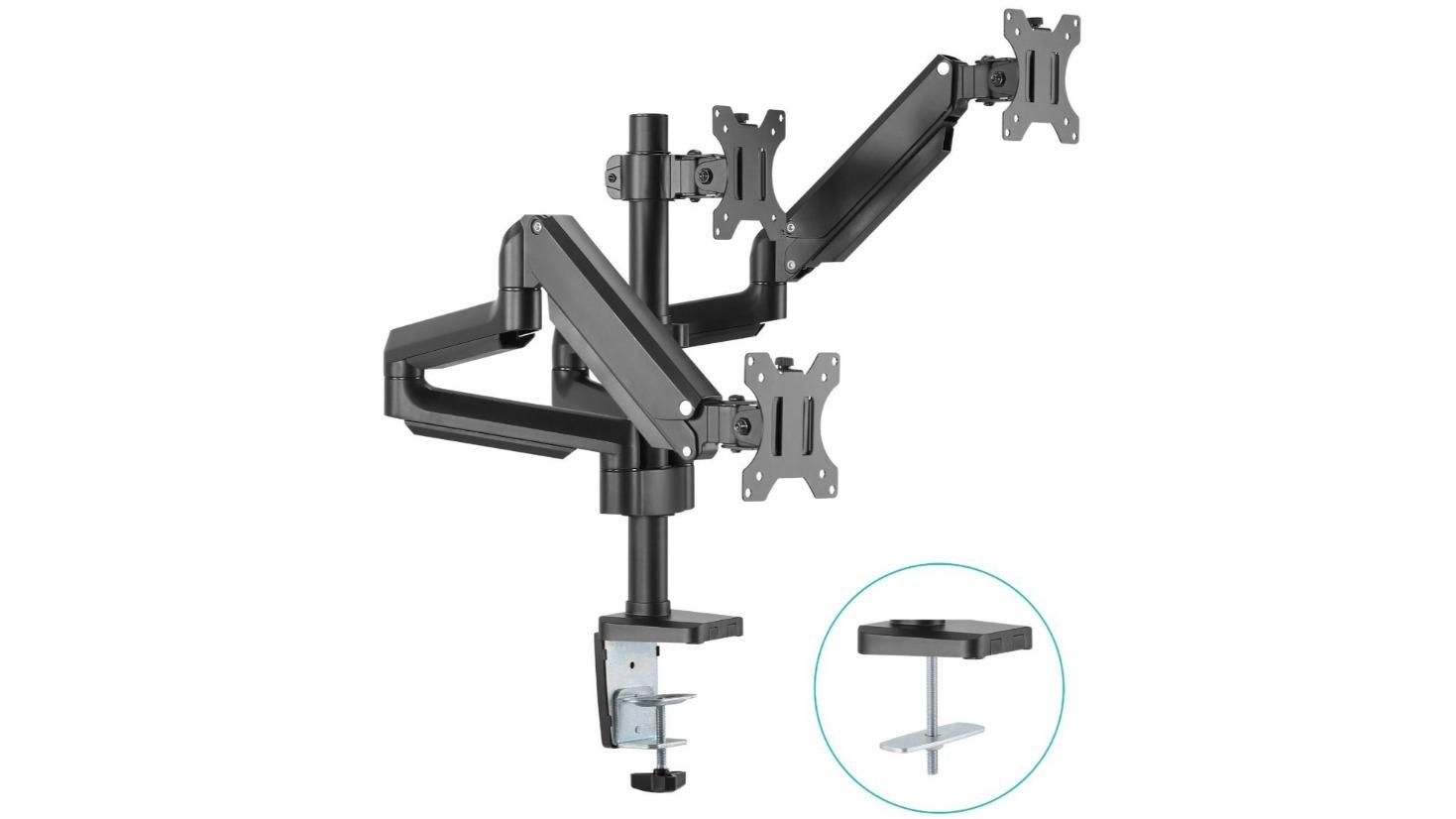 Activiva Heavy Duty Dual Screen Gas Spring Monitor Arm | Harvey Norman