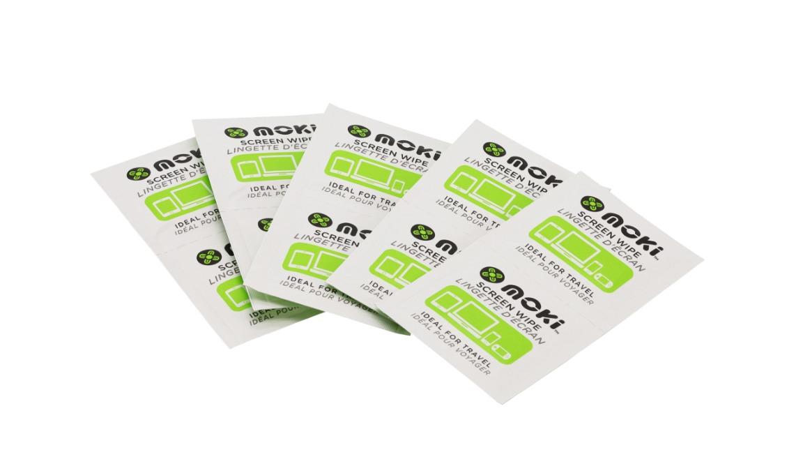 Moki Pack of 100 Screen Wipes