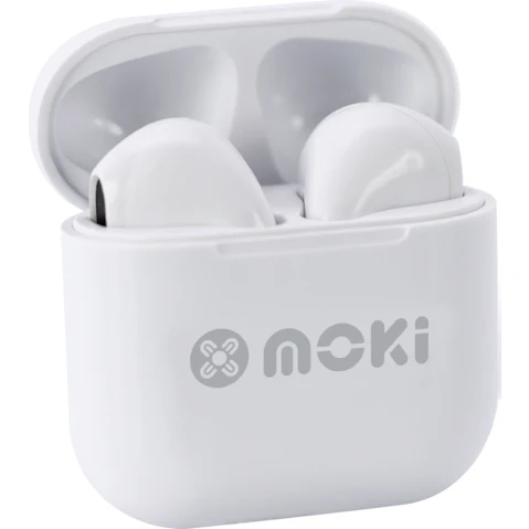 Moki MokiPods Mini Volume Limited True Wireless Earphones for Kids - White