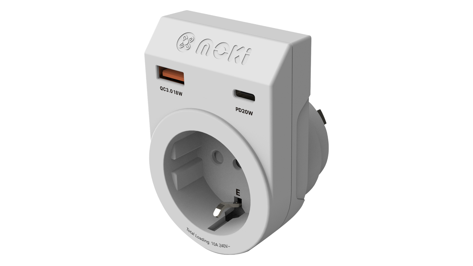 Moki Travel Adaptor Plus - EU to AU/NZ