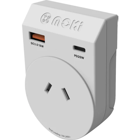Moki Travel Adaptor Plus - AU/NZ to Japan