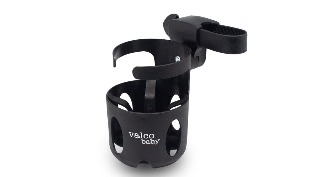 Valco Baby Universal Cup Drink Holder/Storage for Stroller - Black
