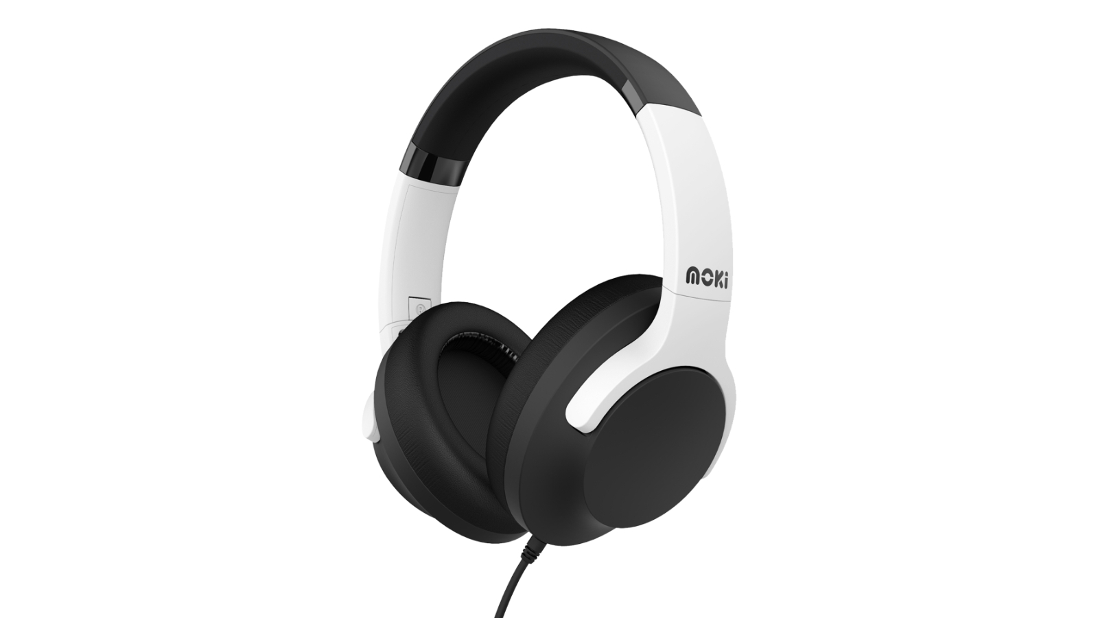 Moki Type-C Connect Headphones - Black/White