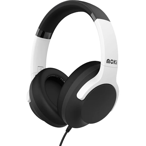 Moki Type-C Connect Headphones - Black/White