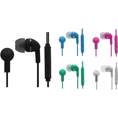 Moki Noise Isolation Earbuds with Microphone & Control