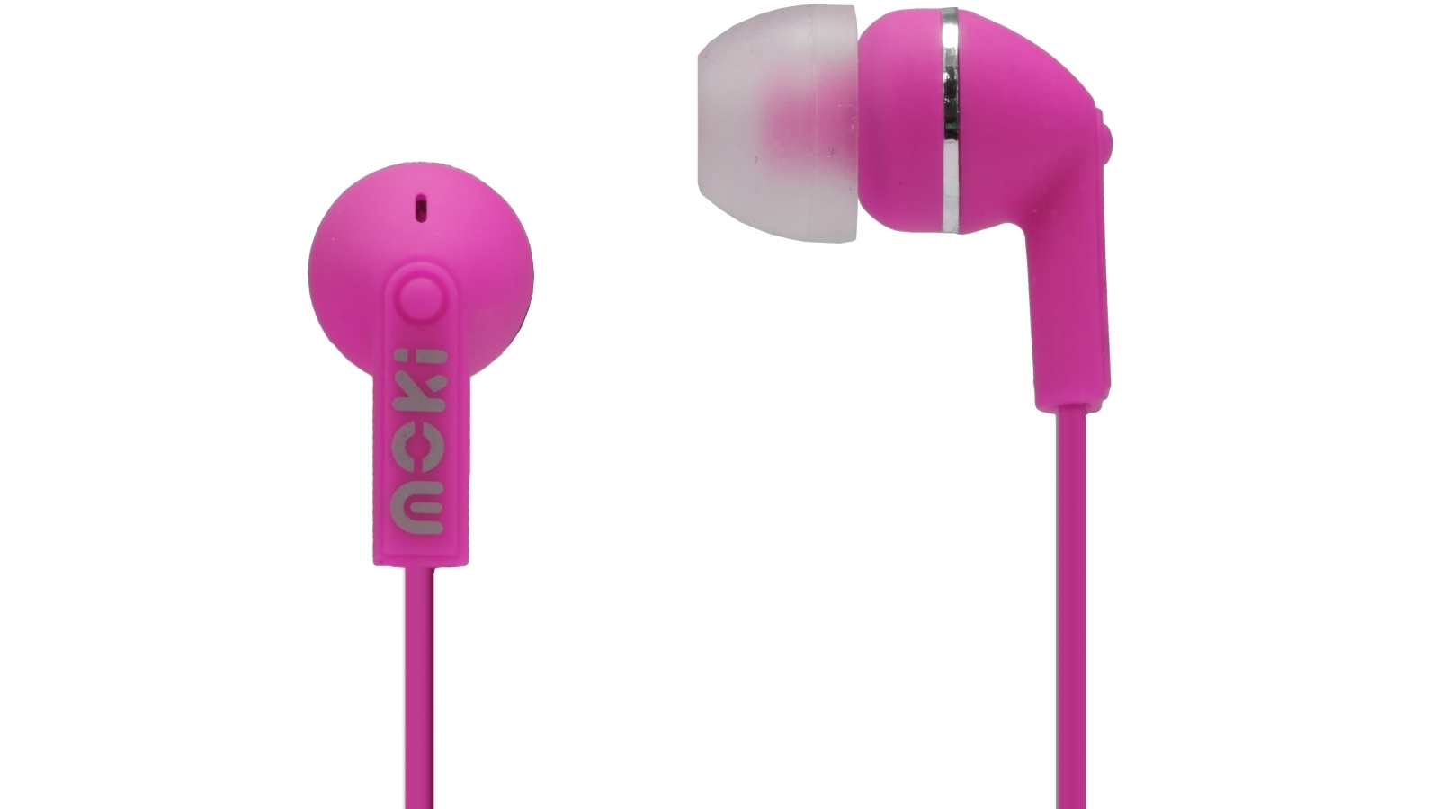 Moki Dots Noise Isolation Earbuds - Pink