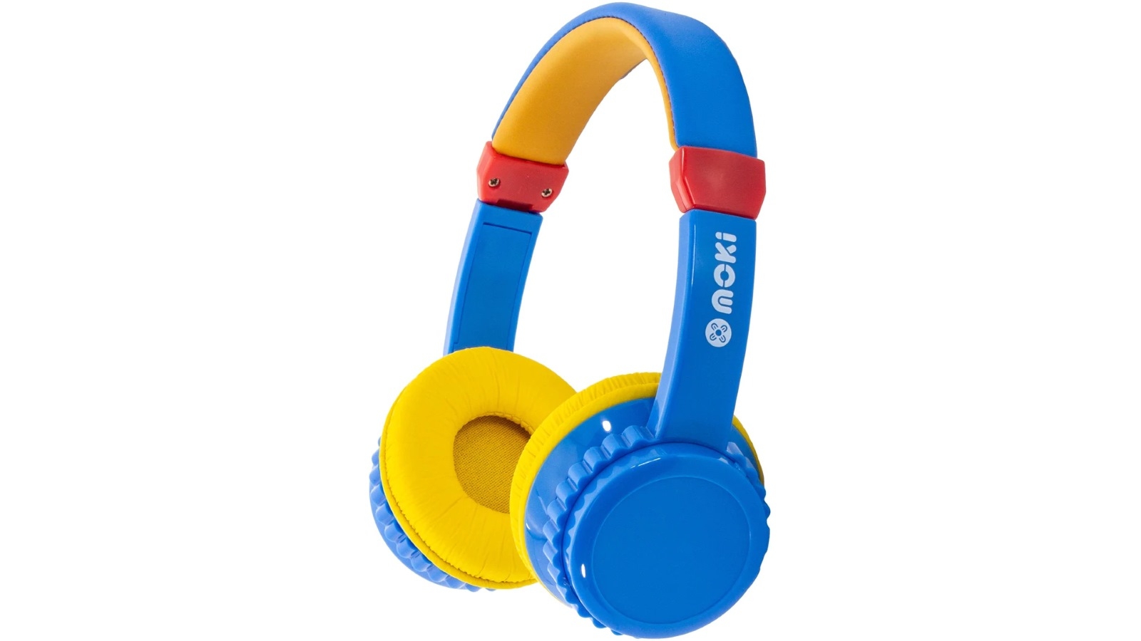Moki Play Safe Volume Limited Headphones - Blue/Yellow