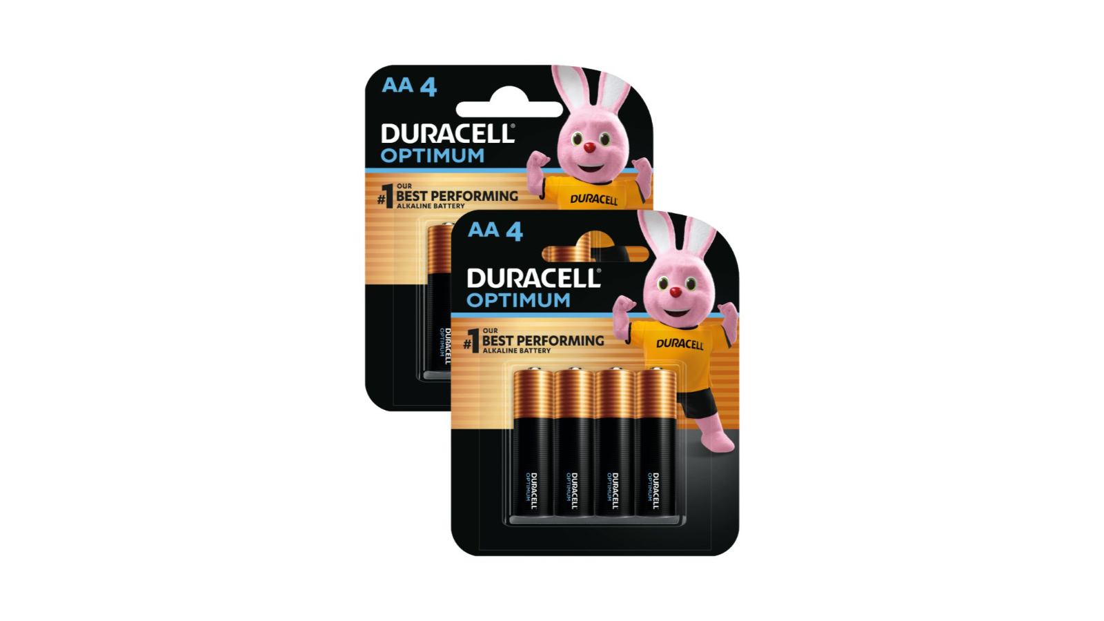 Duracell 2 Piece Optimum AA Batteries - Pack of 4
