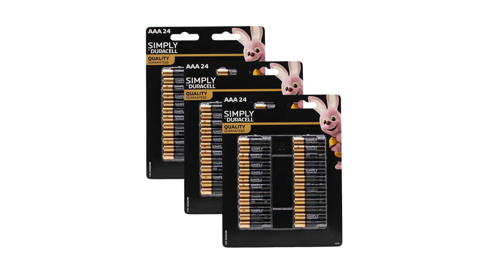 Duracell 3 x 24 Pack AAA Batteries