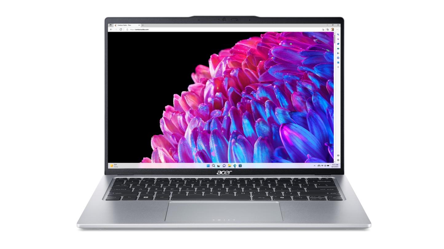 acer Swift Go Windows11 16GB 512GB シルバー Acer Swift Go EVO OLED 14-inch Core Ultra 7-155H/16GB/512GB SSD