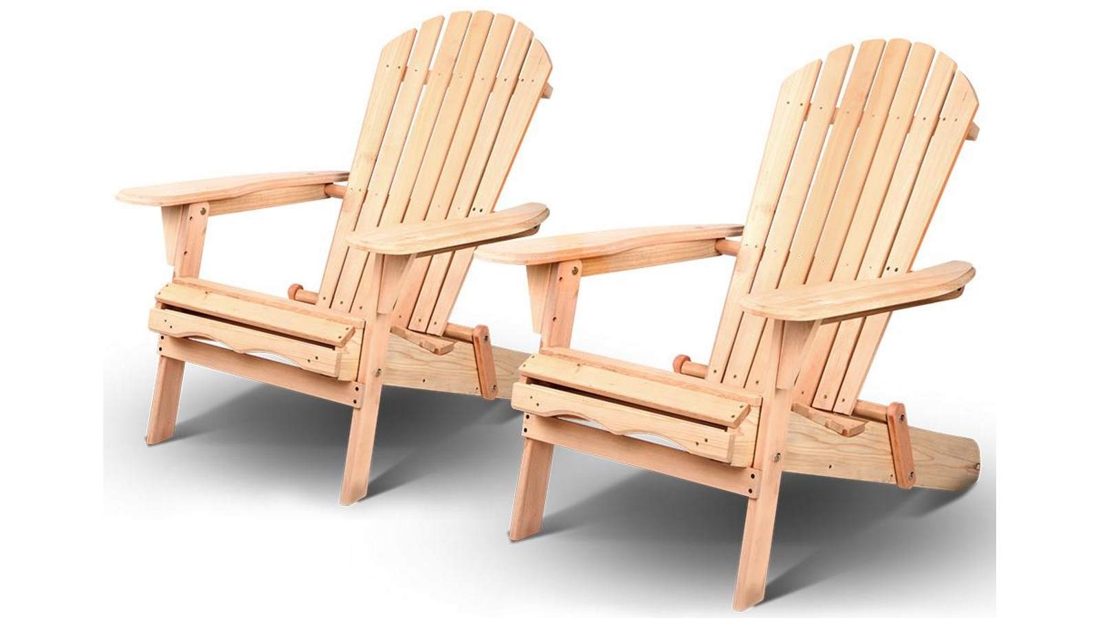 Gardeon Outdoor Beach Chairs - Natural