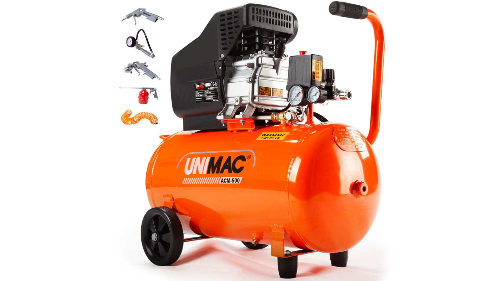 UNIMAC 50L 3HP Portable Electric Air Compressor Direct Drive