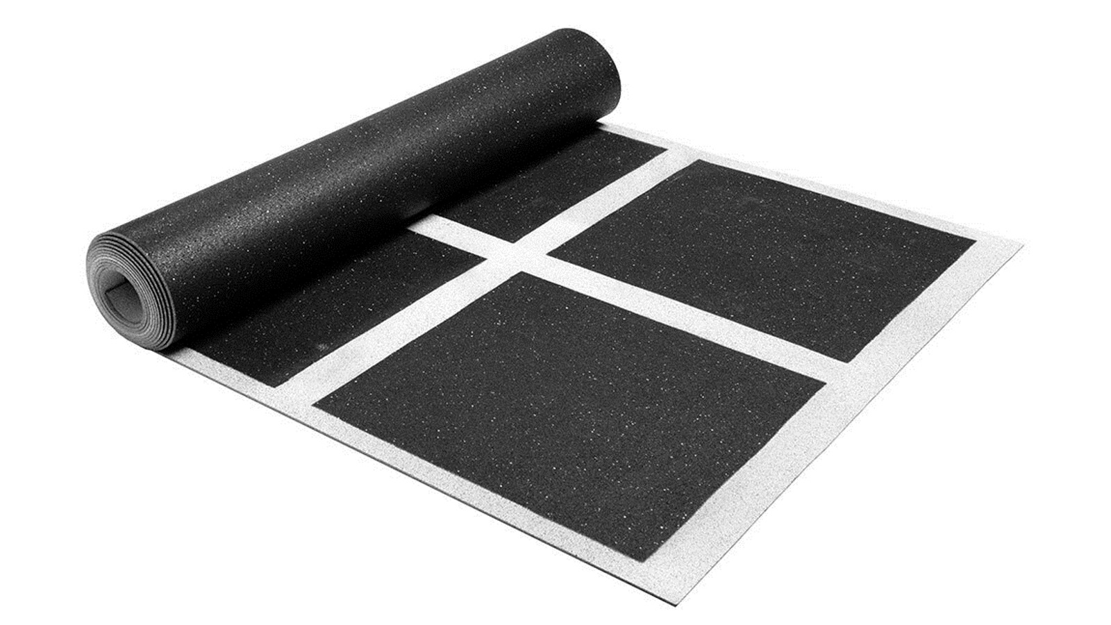 Morgan Sports 4.5m Double Step Rubber Roll Out Agility Ladder