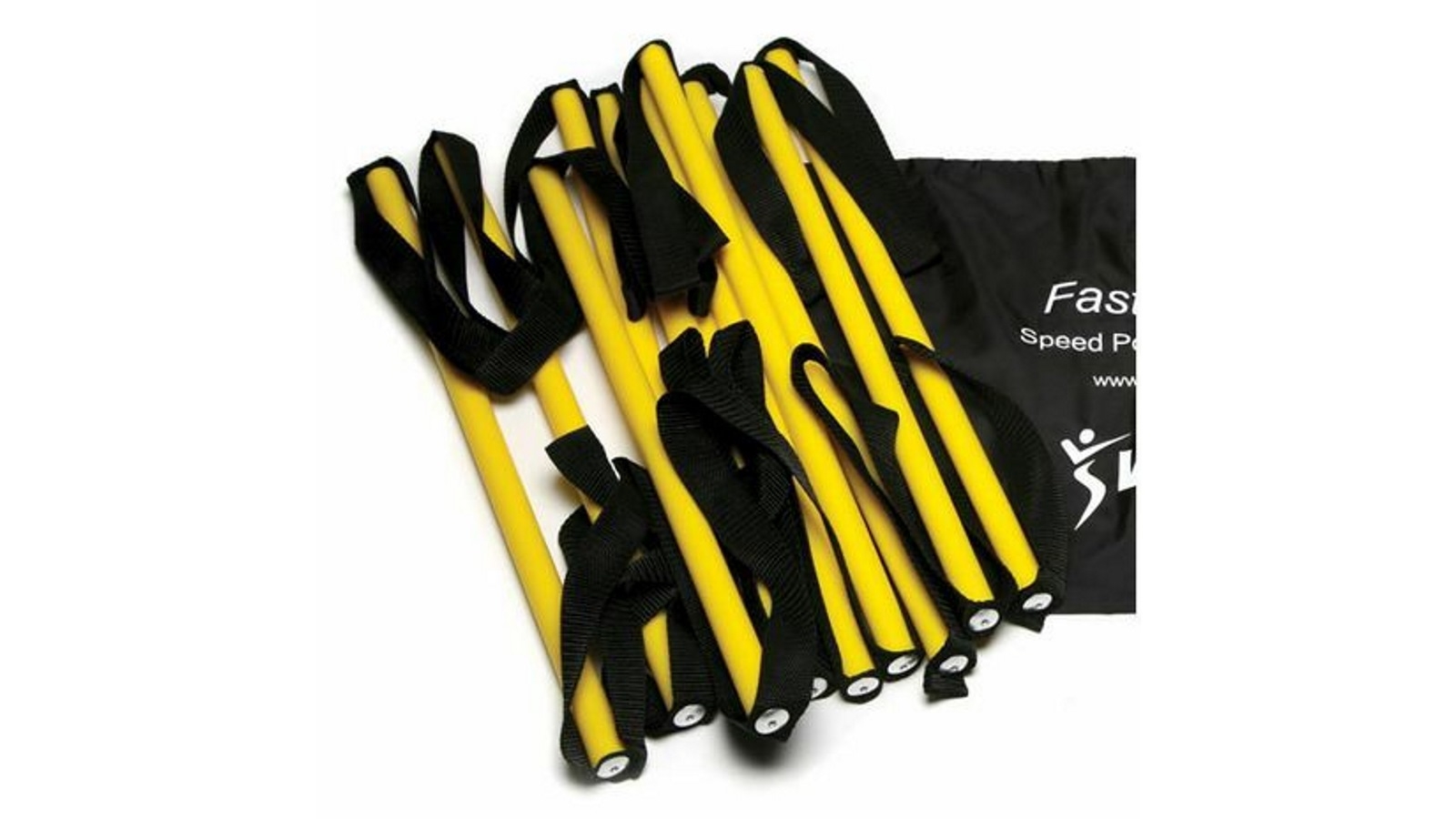 Morgan Sports Speed and Agility Ladder With Round Adjustable Rings