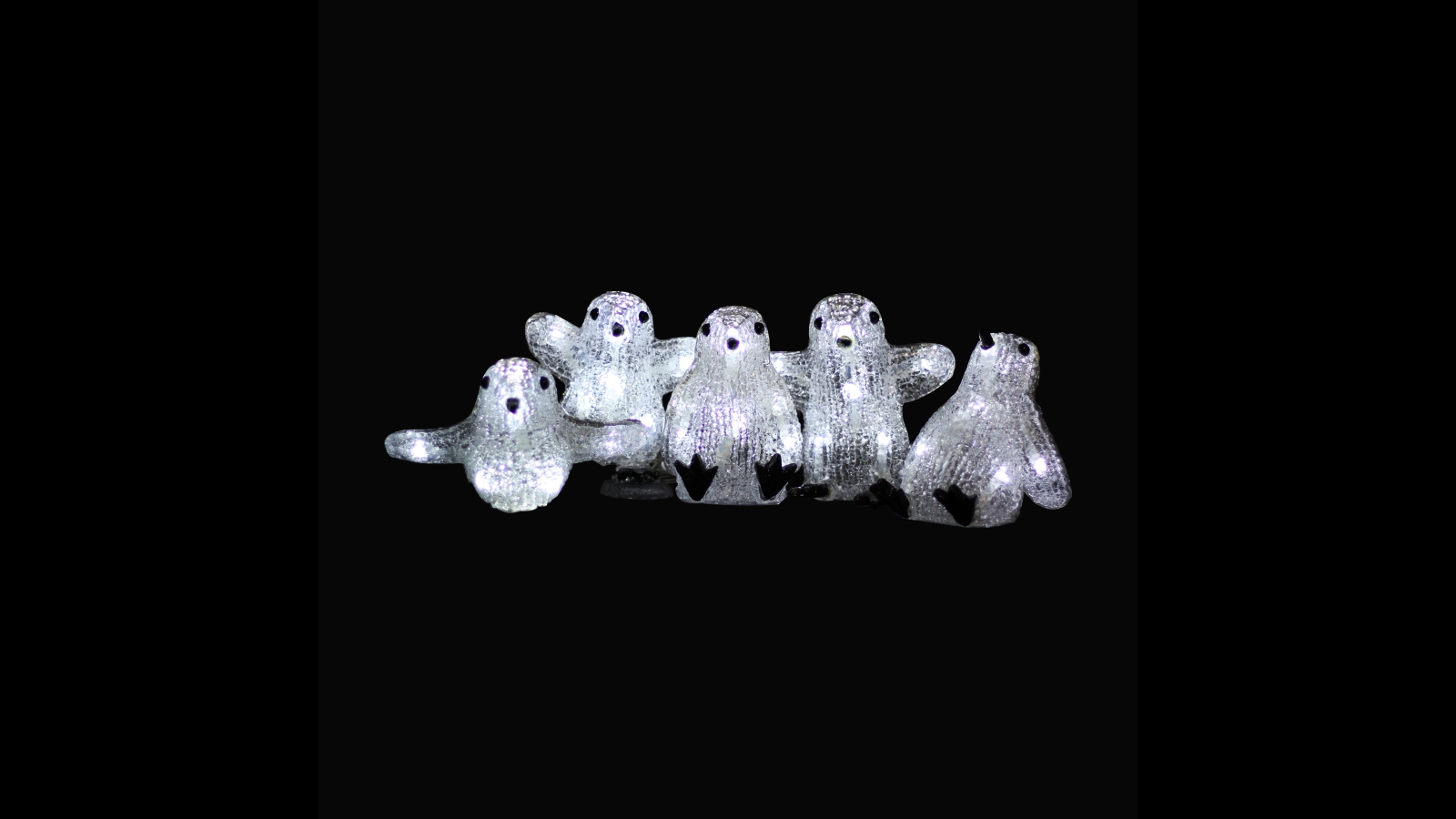 Lexi Lighting Acrylic Baby Penguins - Set of 5