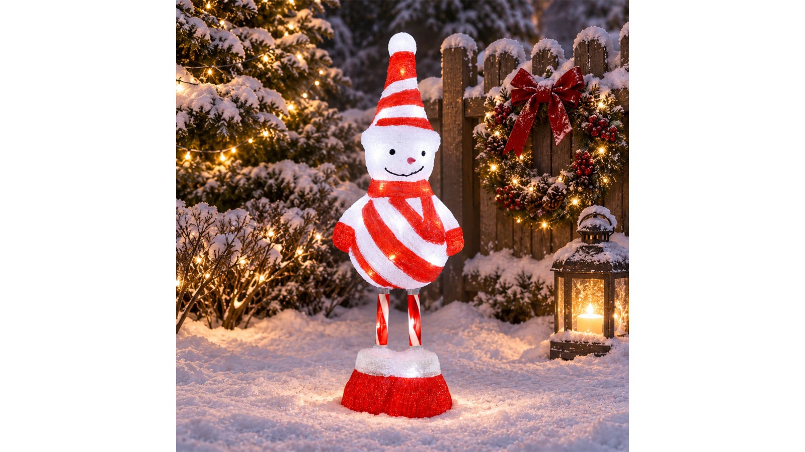 Lexi Lighting	70cm Acrylic Snowman