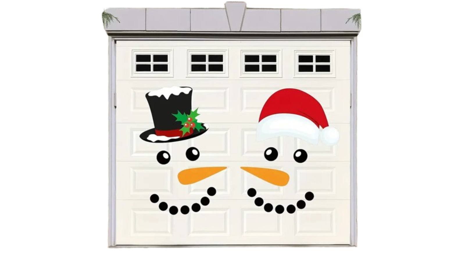 TM Decorative Merry Christmas Garage Door Magnet Sticker