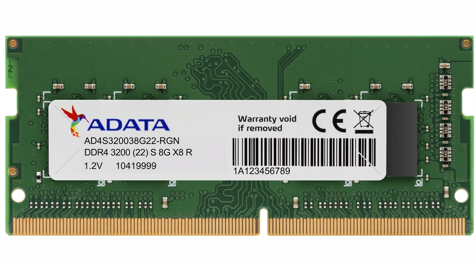 ADATA Premier 8GB DDR4 3200MHZ SO-DIMM Notebook RAM | Harvey Norman