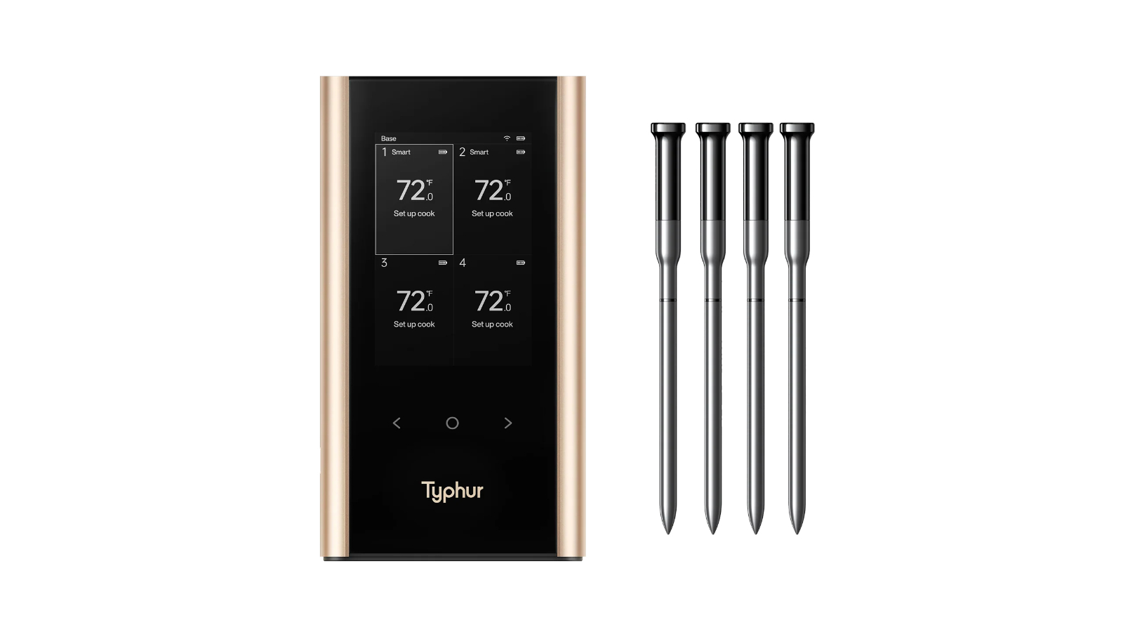 Addendum Typhur Sync Quad Wireless Quad Meat Probe - Black/Gold