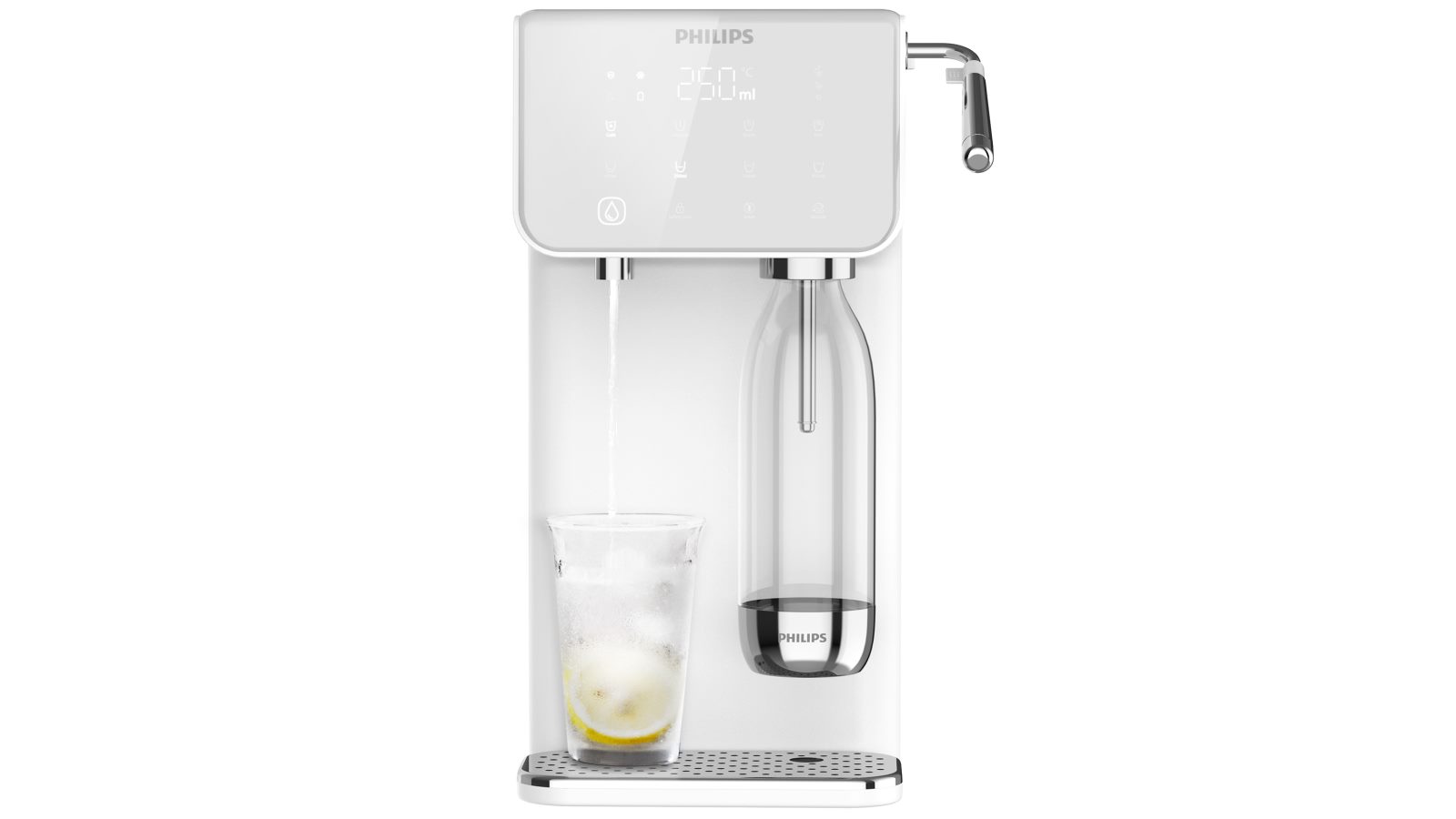 Micro X-Clean filtration Sparkling Water Station, Hot & Cold ADD5962WH/79