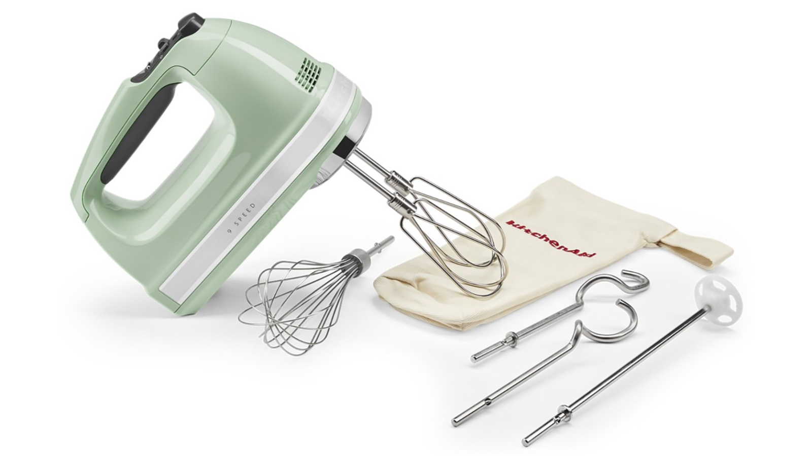 KitchenAid 78-in Cord 5-Speed Majestic Yellow Hand Mixer at