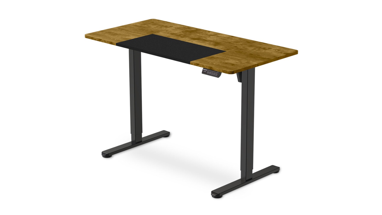 Fortia Electric Sit/Stand Desk - Walnut/Black