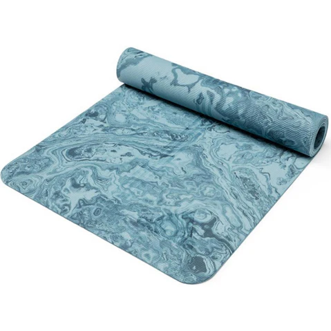 Adidas Premium 5mm Camo Yoga Mat - Raw Steel