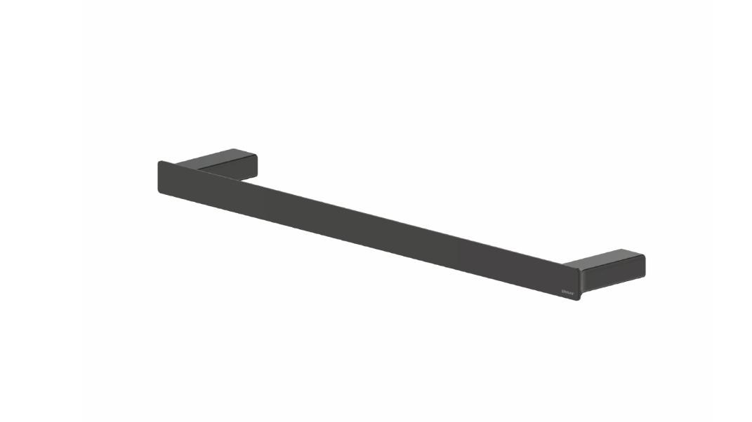 Bravat Kollage 550mm Single Towel Rail - Matte Black