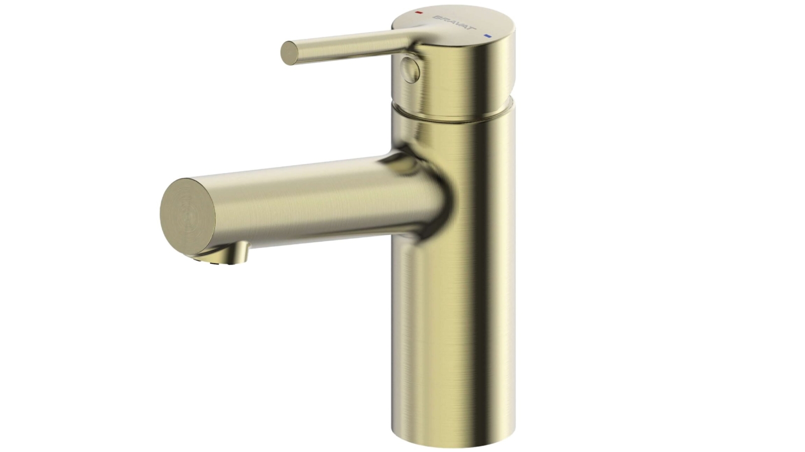 Bravat Affability Basin Mixer - Brushed Brass