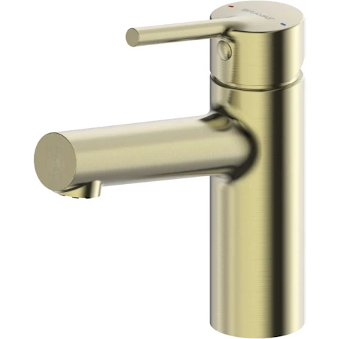 Bravat Affability Basin Mixer - Brushed Brass