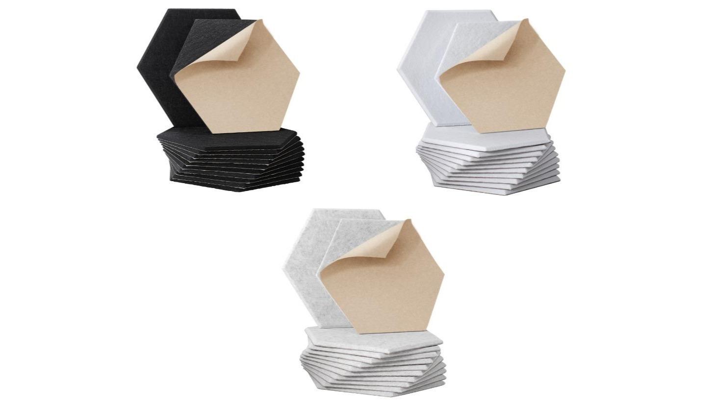 Alpha 12 Piece Acoustic Foam Panel Soundproof Absorption